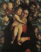 Andrea Mantegna Madonna and Child with Cherubs oil painting